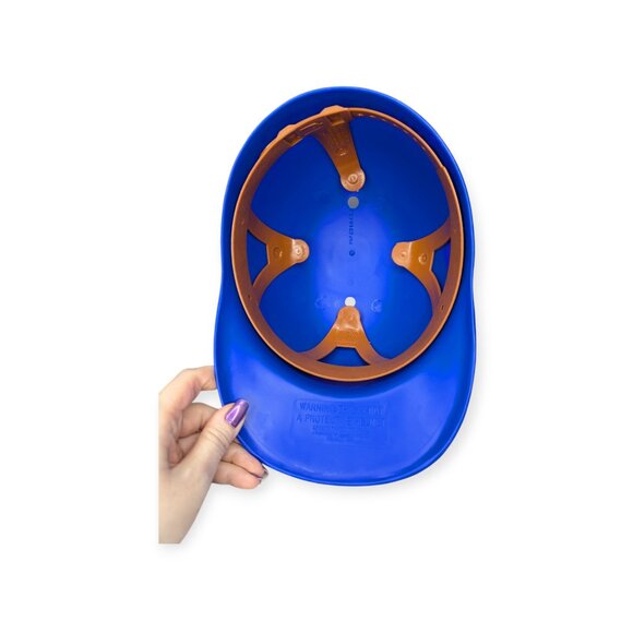 Vintage Los Angeles Dodgers Blue Plastic Batting Helmet w/Adjustable Strap - Picture 7 of 12